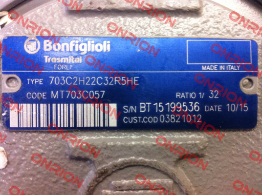 703C2H22C32R5HE customised Bonfiglioli