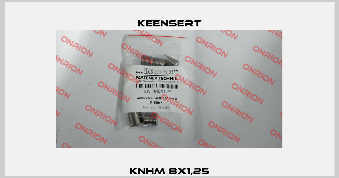 KNHM 8X1,25 Keensert