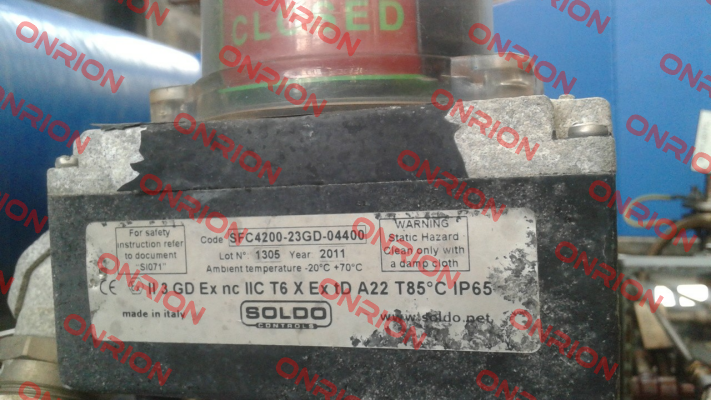 SFC4200-20B60A3 old code / new code SFC4200-20X01L4 Soldo