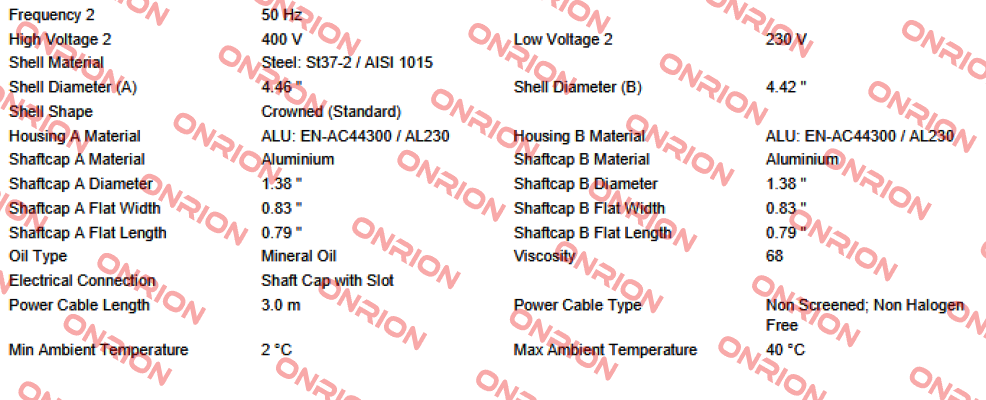 MI-DL0113 DL1133-AAA0AD0U9HSC-374mm Interroll