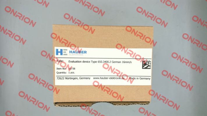 Nr. 10738  Typ 650.3400.2 HAUBER