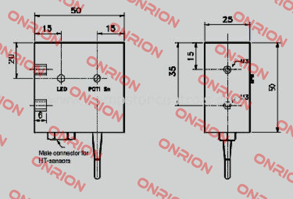P/N: 550500 Type: ISA-10-BB-S-50x50x25-PA-Z02/Y22-1 Rechner