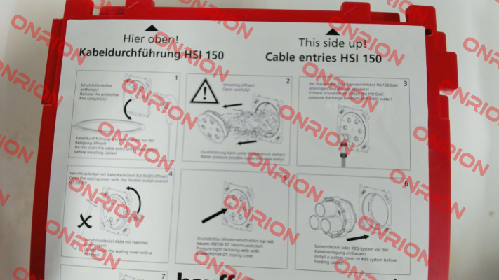 HSI150 1x1 K/100 (3030303428) HAUFF-TECHNIK