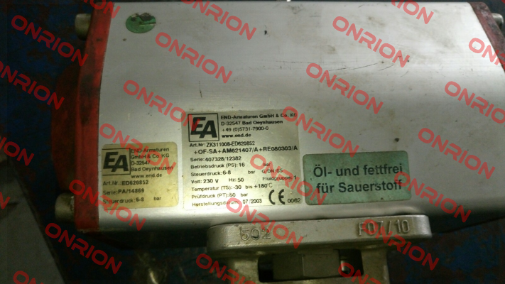 OF-SA End Armaturen