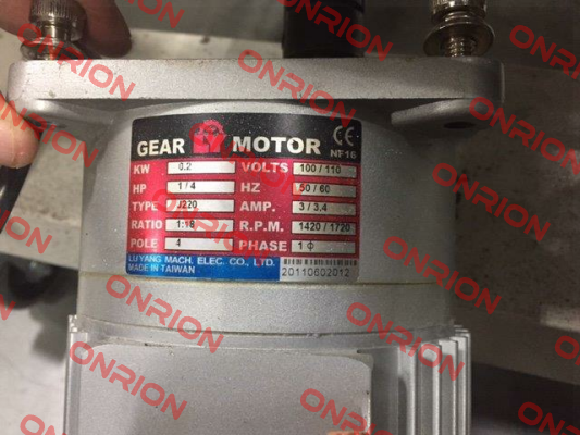 J220-200-18-A-G3  Luyang Gear Motor