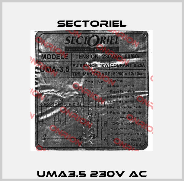 UMA3.5 230V AC Sectoriel