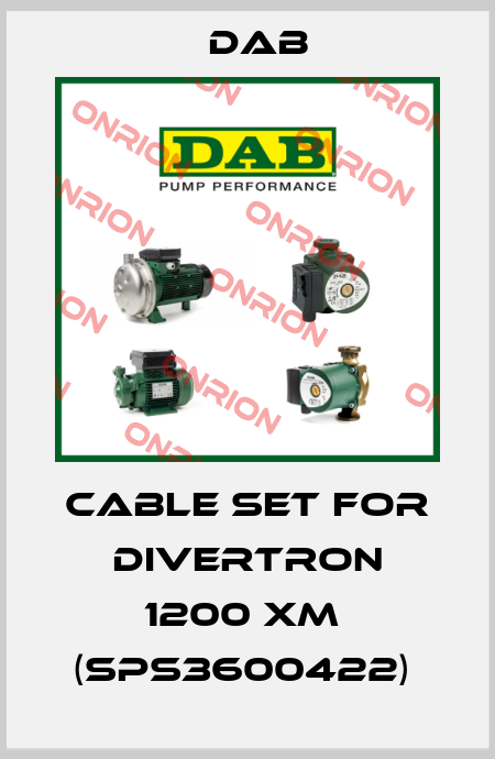 Cable Set For DIVERTRON 1200 XM  (SPS3600422)  DAB