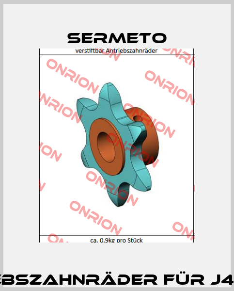 Antriebszahnräder für J4897-01  Sermeto