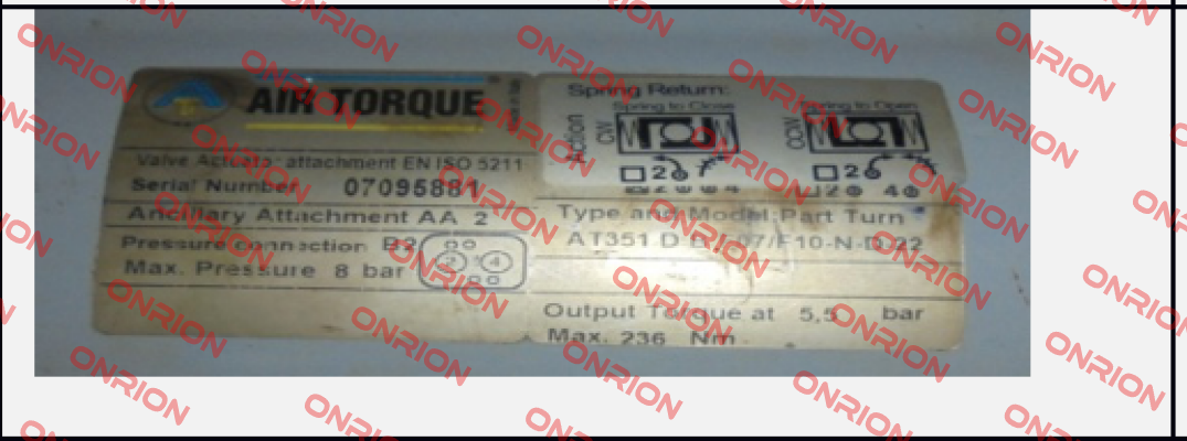 AT351U (DR00220UF07F1022AZ, 1HD31A0-GS22E)  Air Torque