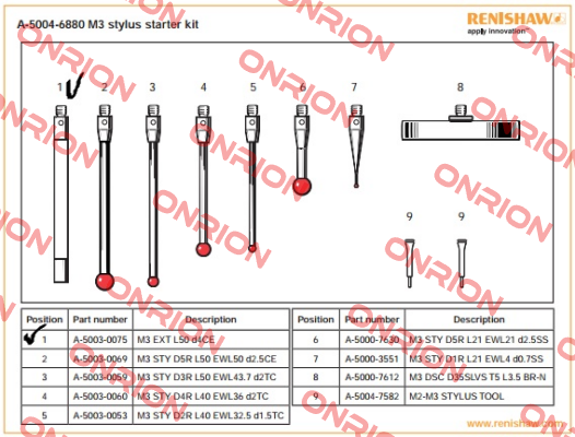 A-5003-0075 Renishaw
