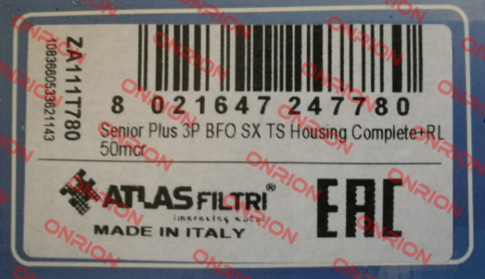 SENIOR PLUS 3P BFO SX TS  Atlas Filtri