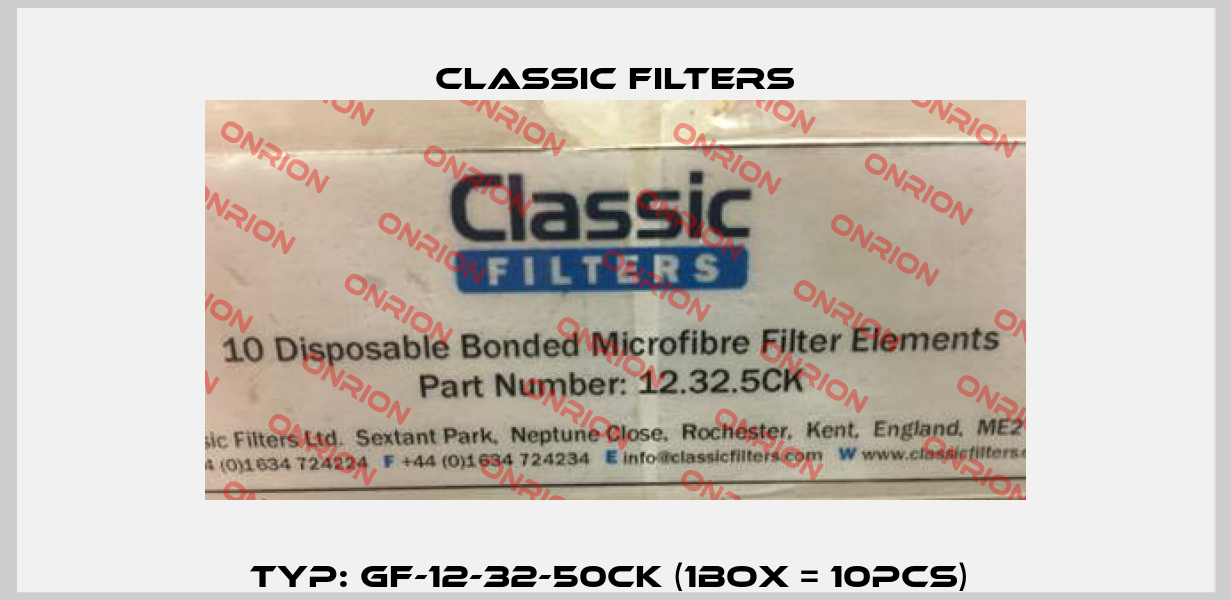 Typ: GF-12-32-50CK (1box = 10pcs)  Classic filters