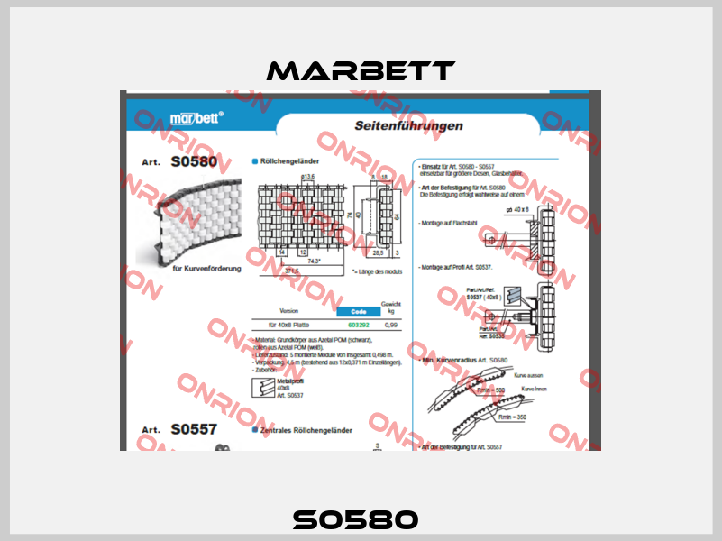 S0580  Marbett
