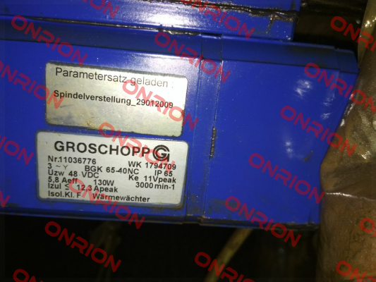 WK 1794709,11036776 OEM  Groschopp