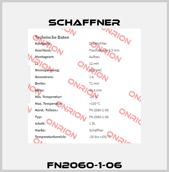 FN2060-1-06 Schaffner