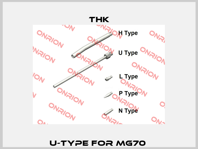 U-Type for MG70  THK