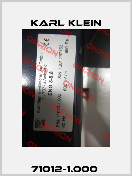 71012-1.000  Karl Klein