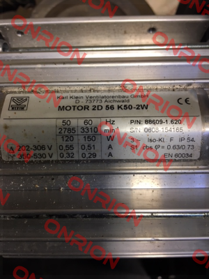 Motor 2D 56 K50-2 W  Karl Klein