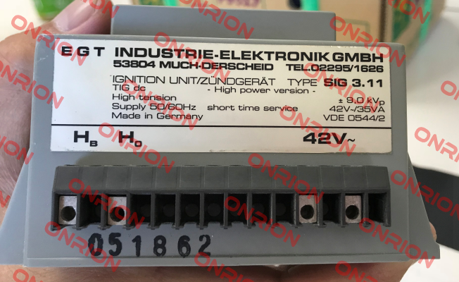 SIG 3.11 EGT Industrie elektronik