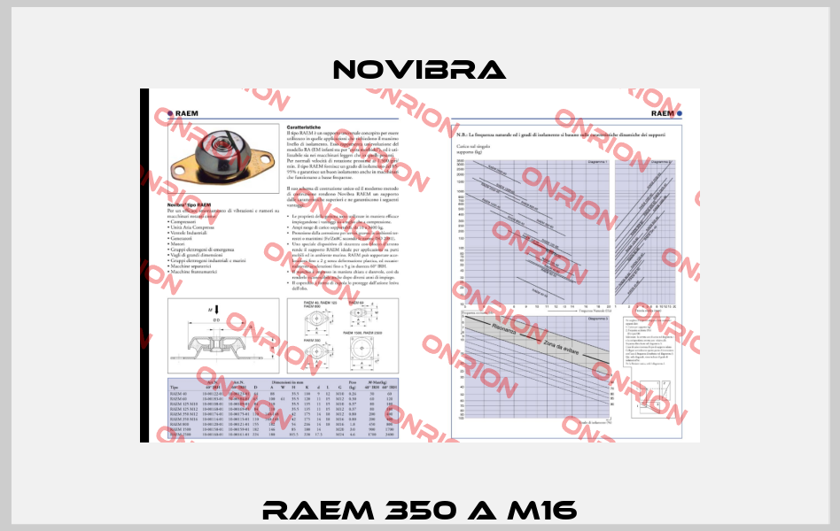 RAEM 350 A M16 Novibra