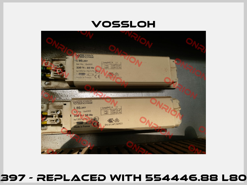 L80.397 - replaced with 554446.88 L80.397 Vossloh
