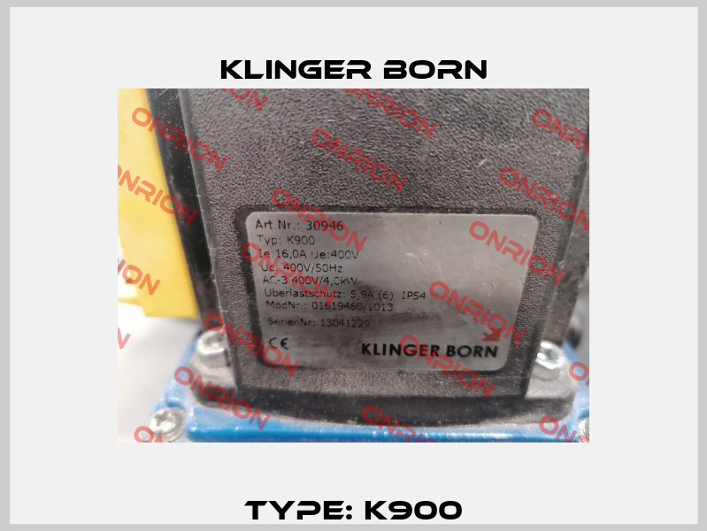 Type: K900 Klinger Born