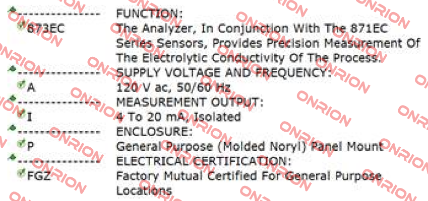 873EC-AIP-FGZ Foxboro (by Schneider Electric)