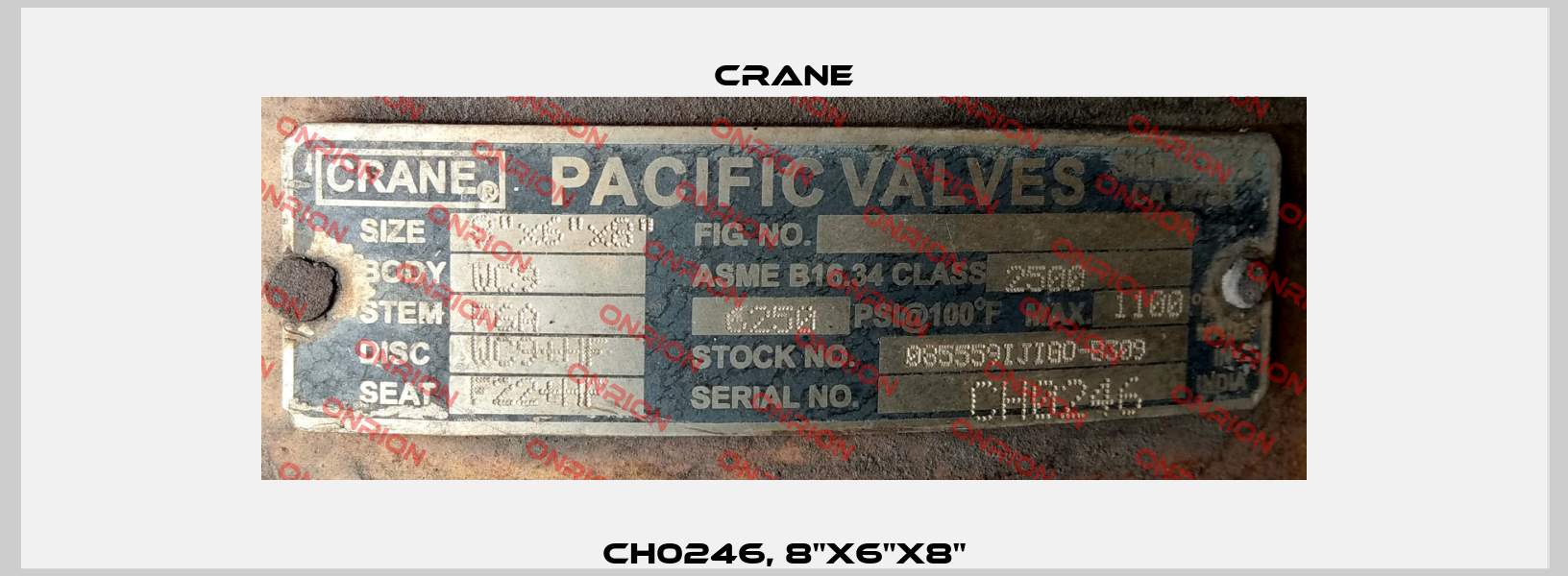 CH0246, 8"x6"x8" Crane