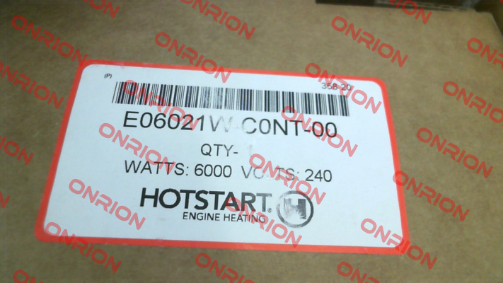 E06021W-C0NT-00 Hotstart