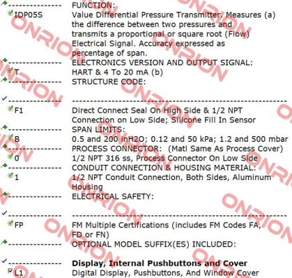 IDP05S-TF1B01FP-L1 / DS-F2A3AAAAZZ4Z / DC-BB000A Foxboro (by Schneider Electric)