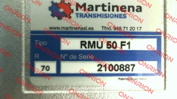 RMU 50 F1 1/70 71B14 Martinena