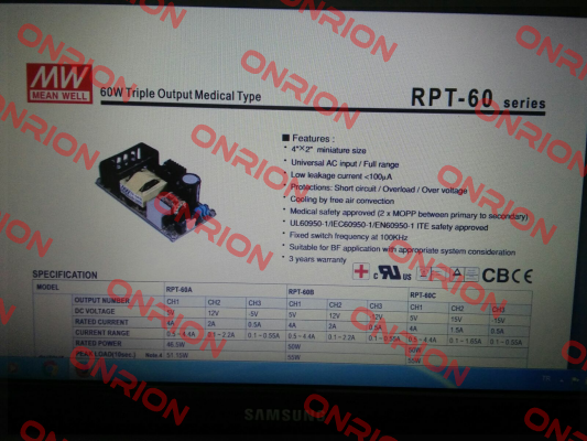 RPT60-C Mean Well