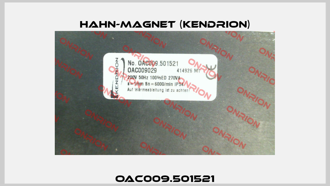 OAC009.501521 HAHN-MAGNET (Kendrion)
