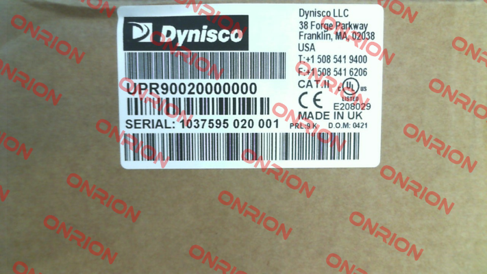 UPR900-20000000 Dynisco