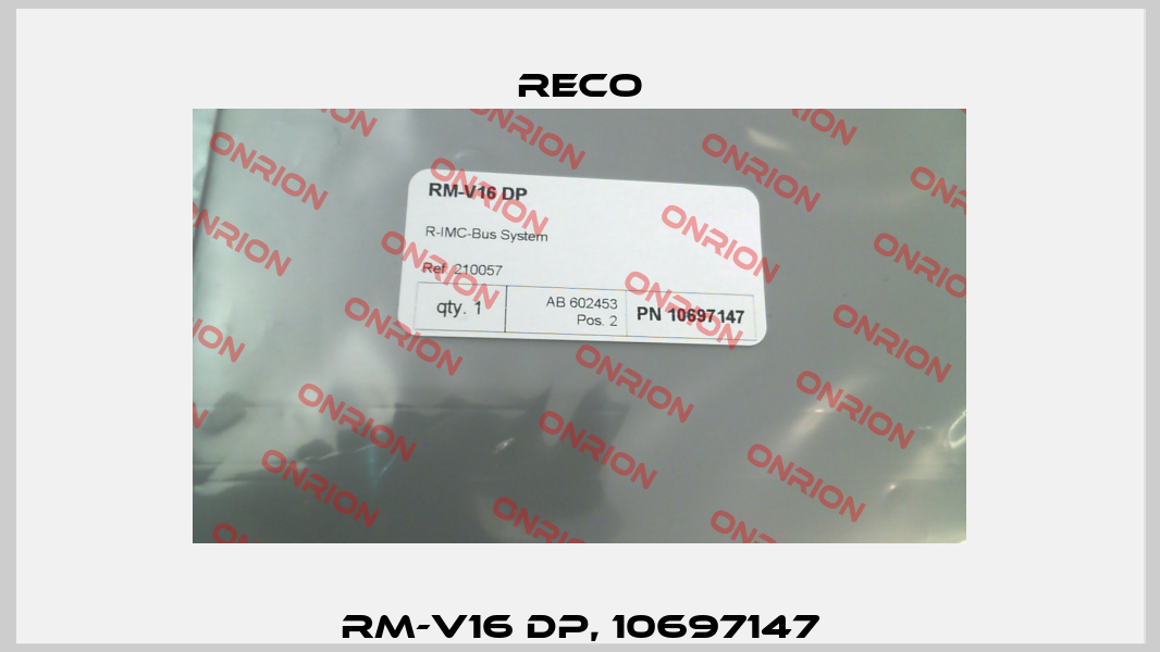 RM-V16 DP, 10697147 Reco