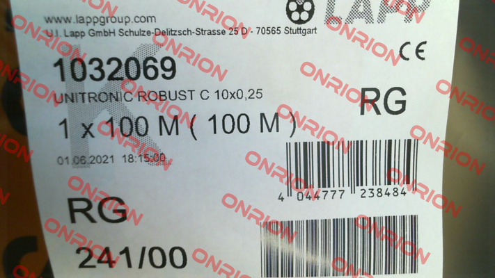 1032069 (roll x100 meters) Lapp Kabel