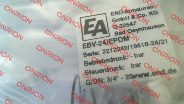 EBV-24/EPDM End Armaturen