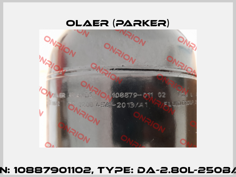 P/N: 10887901102, Type: DA-2.80L-250BAR Olaer (Parker)