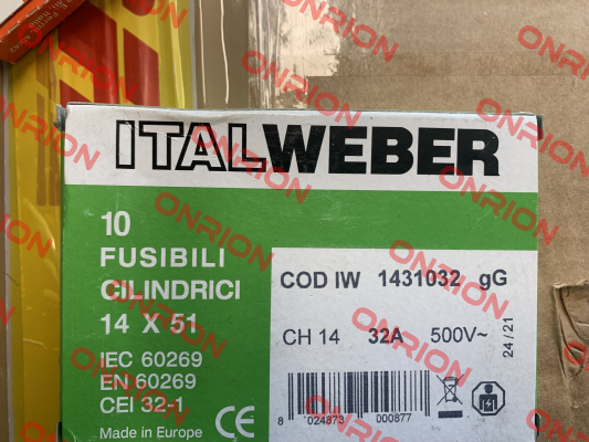 1431032 (pack x10) Italweber