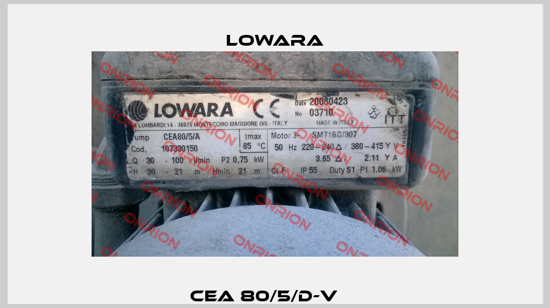 CEA 80/5/D-V     Lowara