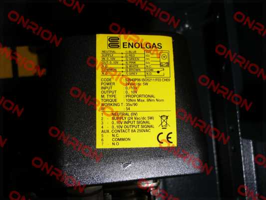 ISO 10 Nm / F03 / 9, SR 0-10 V  Enolgas