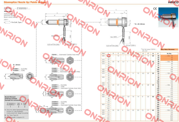 Z33201/20x50  Hasco