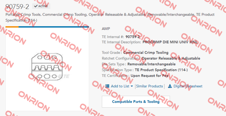 90759-2 TE Connectivity (Tyco Electronics)