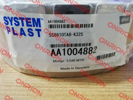 SS881OTAB-K325  (3,048 meter) System Plast