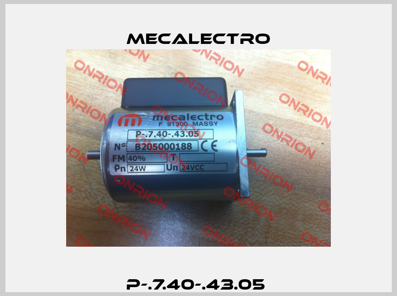 P-.7.40-.43.05  Mecalectro