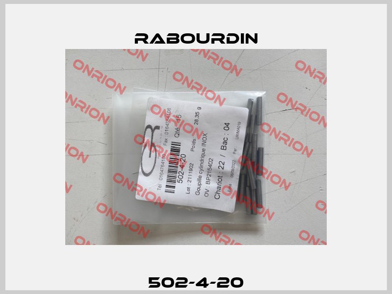 502-4-20 Rabourdin