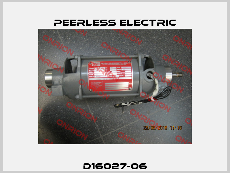 D16027-06 Peerless Electric