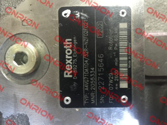 A4VG71DA1D4/32R-NZF02F021SH  Rexroth