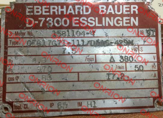 1581104-4 oem Bauer