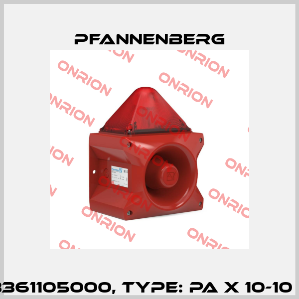 Art.No. 23361105000, Type: PA X 10-10 230 AC RO Pfannenberg